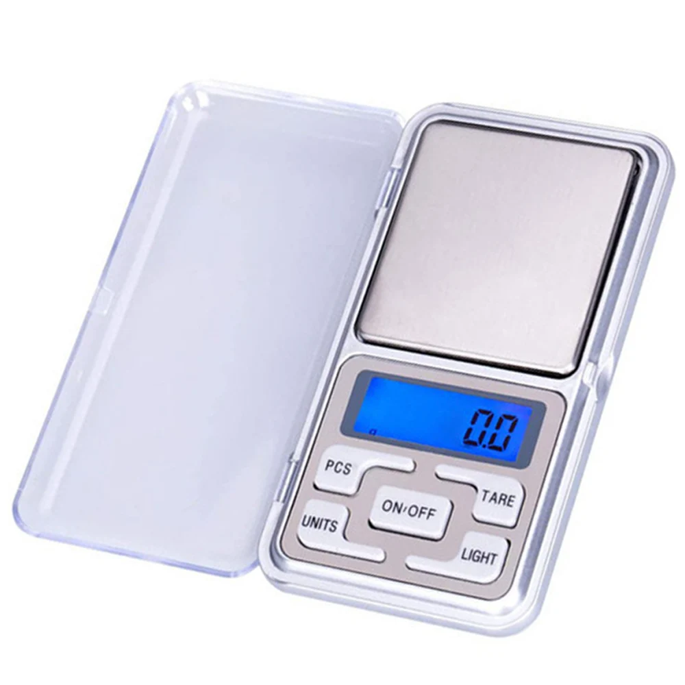 Digital Scale 100/200/300/500g 0.01/0.1g Mini Digital Scale High Accuracy Backlight Electric Pocket Scale For Jewelry Gram Weight For Kitchen