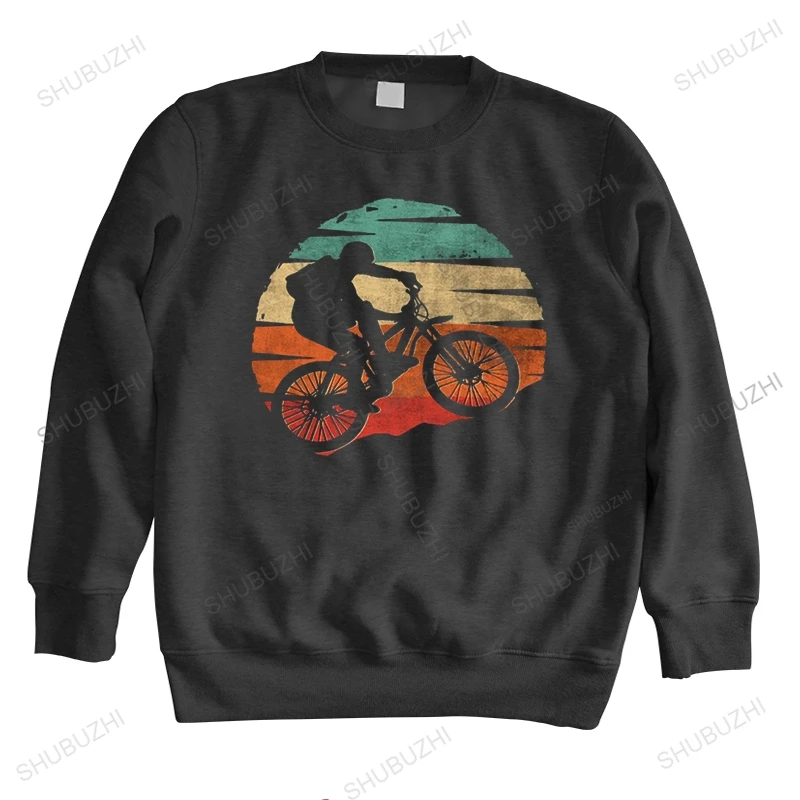 

Novelty hoodie Men Vintage MTB Soft Cotton hoody O-neck Streetwear Mountain Bike Lover hoody mens shubuzhi sweatshirt