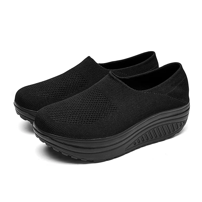 Sneakers Women Fashion Femme New Women's Vulcanized Shoes Sneakers Thick Bottom Slip on Female Women Shoe Plus Size - 3