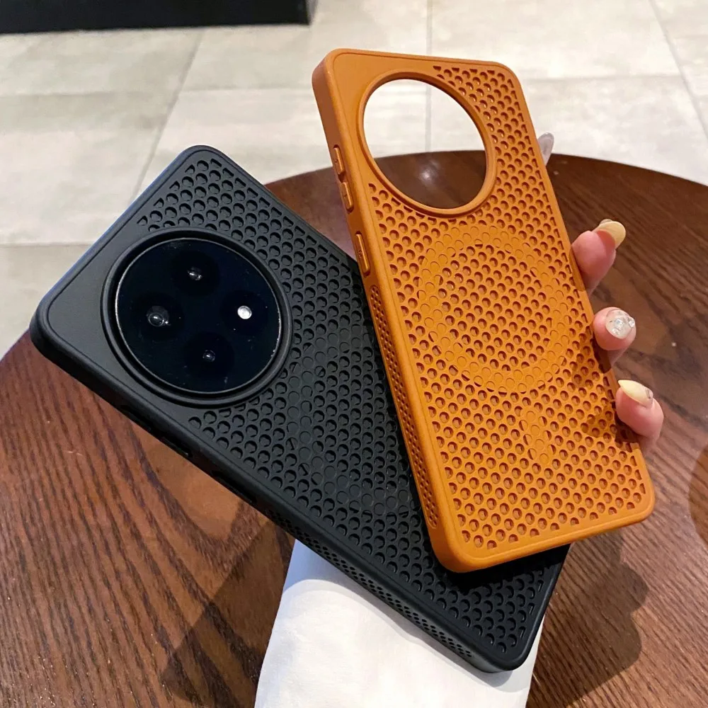 Heat Dissipation Breathable Mesh Shockproof Matte Hard Back Cover