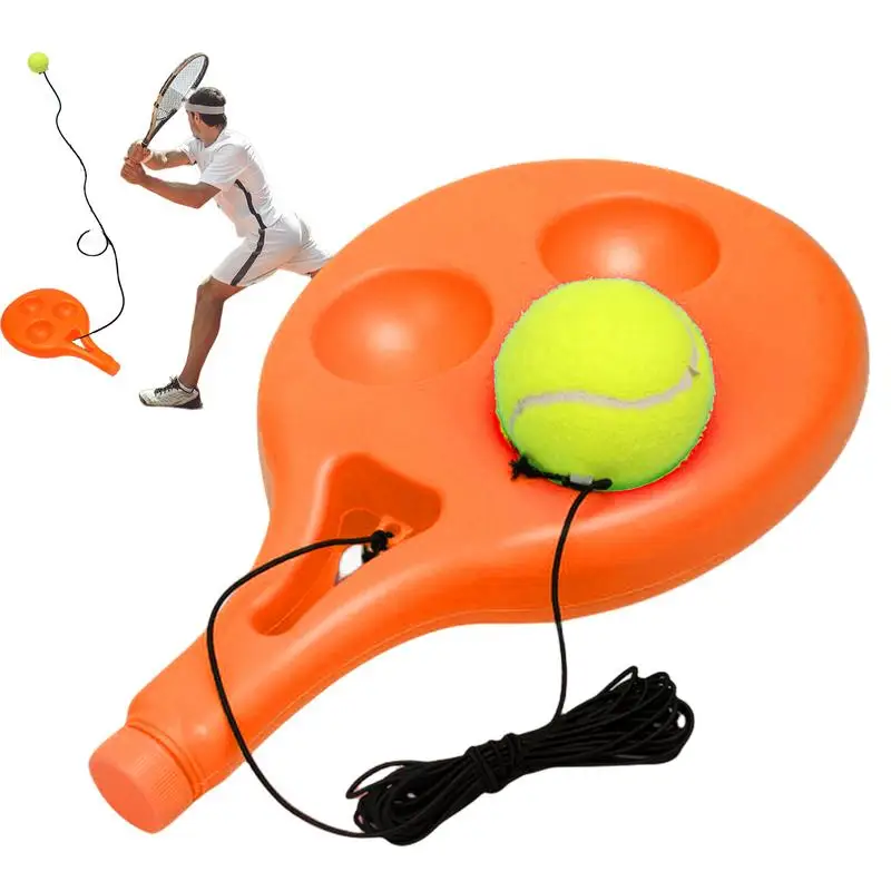 Tennis Practice Rebounder Retrattile Tennis Serve Trainer Pickle Ball Rebound Con String Portable Tennis Training Equipment