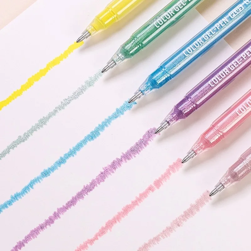 Vibrant Glitter Gel Pen Set - Assorted Colors