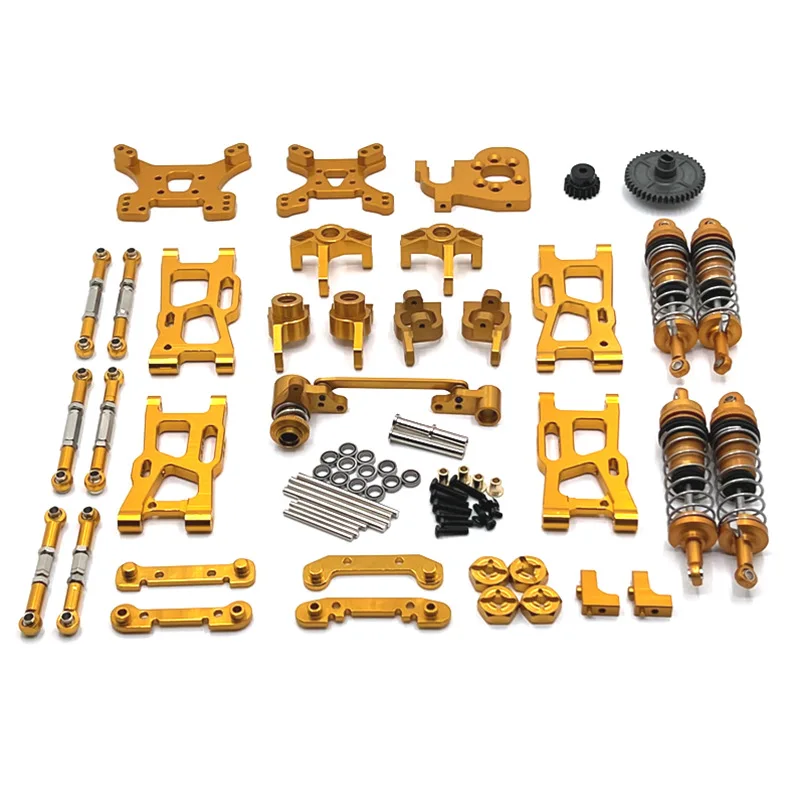 

Wltoys 144001 144010 124017 124019 124007 RIaarIo XDKJ-001 XDKJ-006 AM-X12 Metal Upgrade Parts Kit RC Car OP Accessories