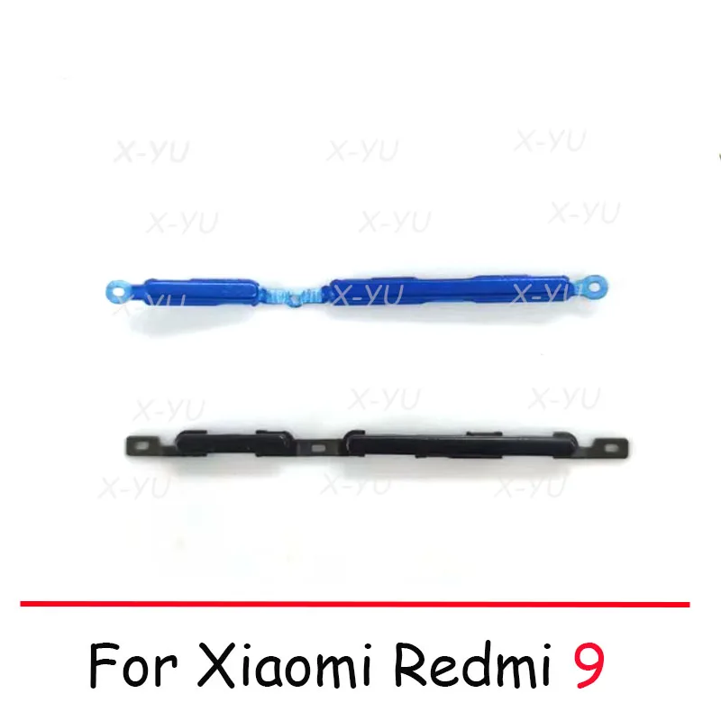 

50PCS For Xiaomi Redmi 9 9A 9C 9T Power ON OFF Volume Up Down Side Button Key