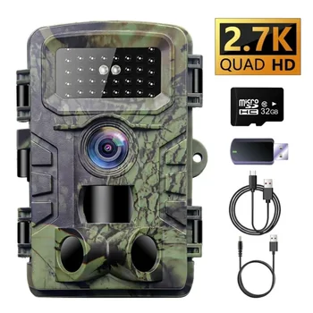 PR700 2.7K Camera Trap Wireless Tracking Hunting Camera Monitoring for Wild Animal Observation Hunting Forest Fire Prevention 1