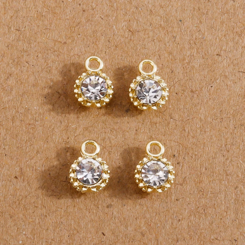 8 Teile/los Nette Kristall Bär Mond Stern Liebe Herz Charms für Schmuck Machen Frauen Mode Ohrringe Anhänger Halsketten Zubehör – Detail 11