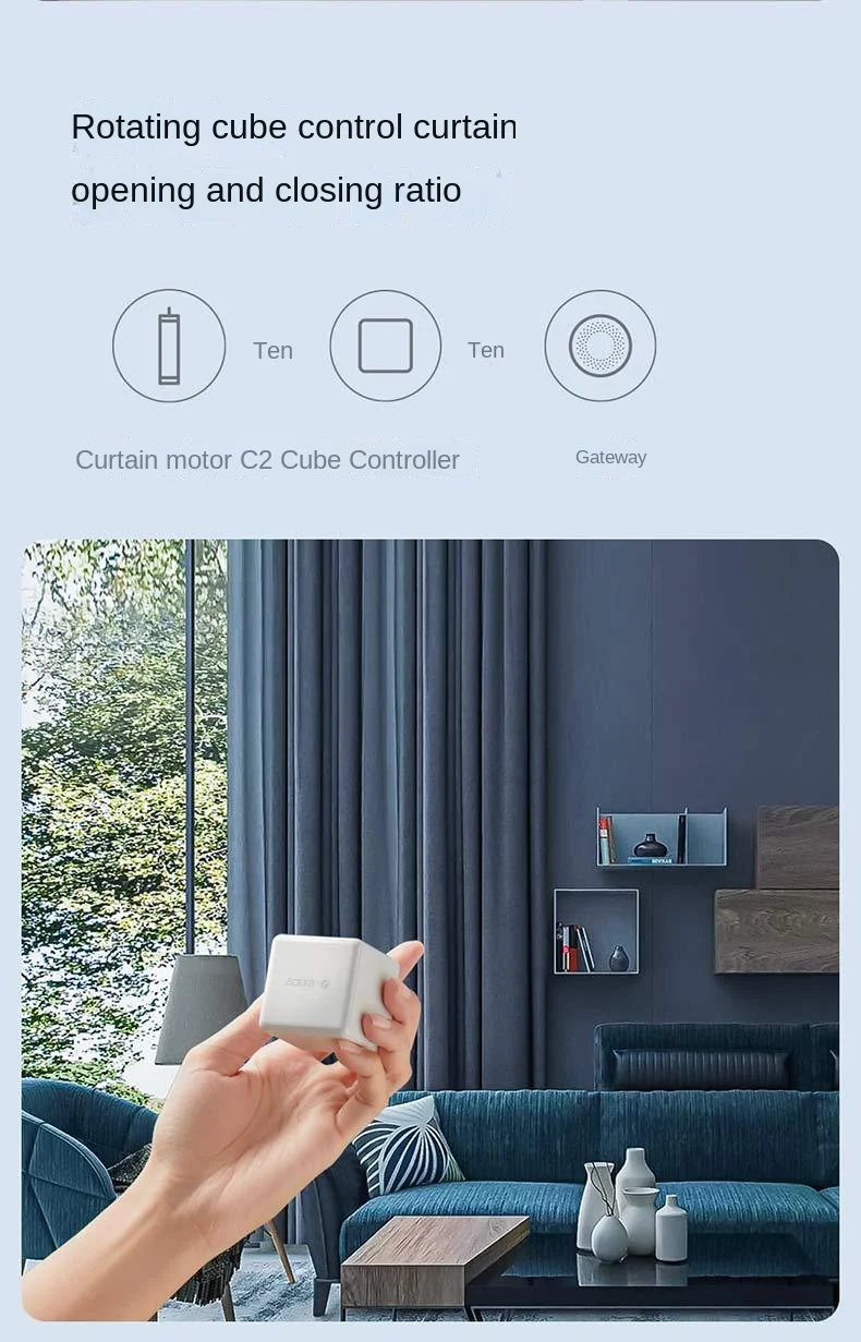Smart Curtain Motor C2 Zigbee Electric Track Automatic Track High Torque Motor R