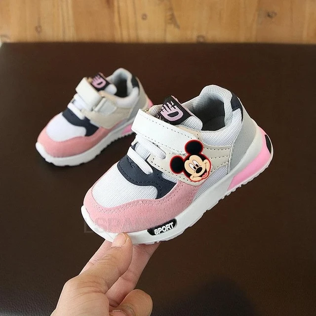 Disney Stitch Size 21-30 Baby Toddler Shoes For Boy Girls Breathable Mesh  Little Kids Casual Sneakers Non-slip Sport Shoes Tenis - AliExpress