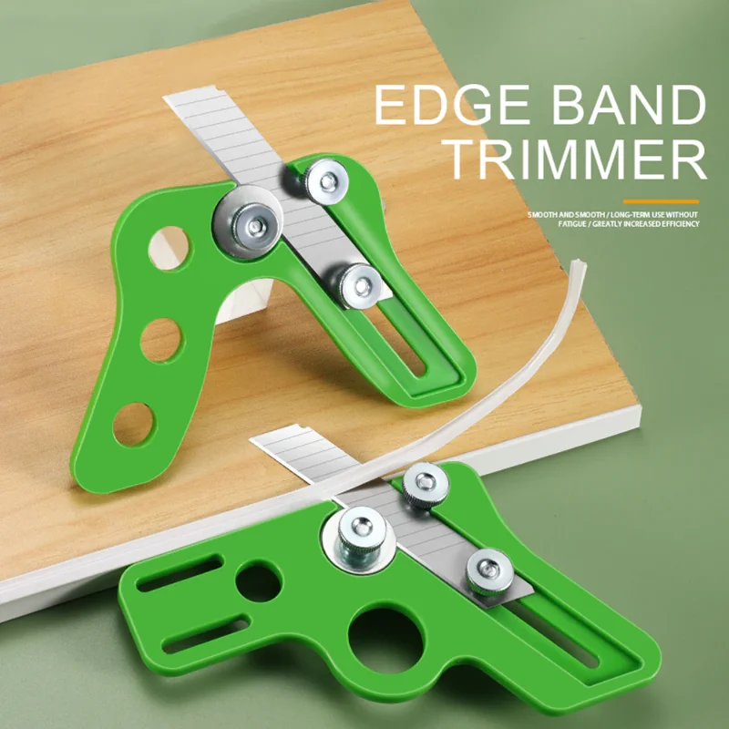1PC Edge Band Trimmer Woodworking Manual Trimmer PVC Strip Gypsum Board Scraper Right Angle Rounded Arc Trimmer