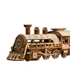 3D Puzzles Movable Classic Steam Train,Car,Jeep,Truck Assemble DIY Toys Gift for Child Adults Wooden Model Building Blocks Kits 3