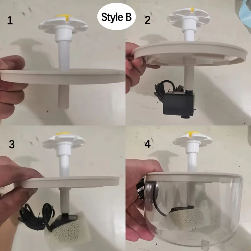 Pet Water Fountain Pets Water Fountain Auto Filter USB Electric Mute Cat Drinker Bowl 1200mL Recirculate Filtring for Cats Water Dispenser