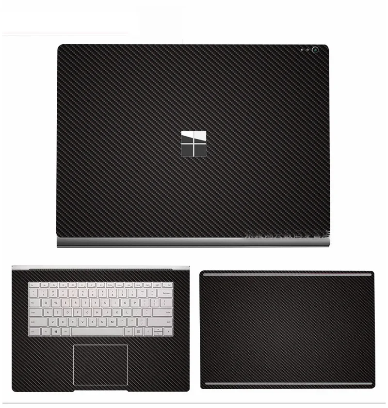 Kh Speciale Cover Protettiva In Pelle Per Adesivi In Vinile In Fibra Di Carbonio Per Laptop Microsoft Surface Book Pro 2 3 5 6 7 Go 12 "13.5" 15"