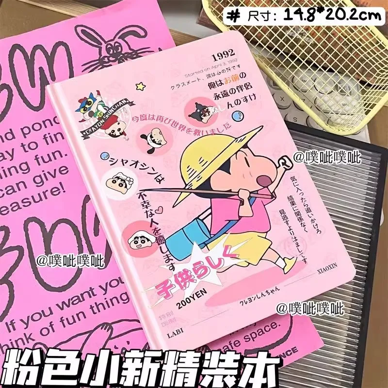 Cute Cartoon Crayon Shin-Chan NoteBook Illustration Coloring Pages Student Back To School Supplies Stationery Gifts Baby Shower - 3