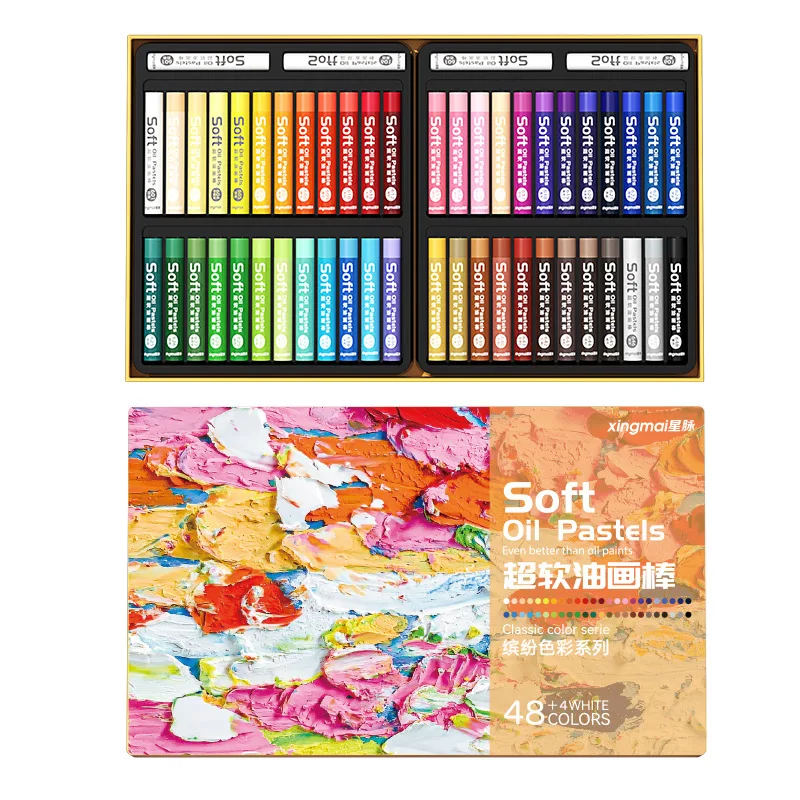 12/24/36/48 Colors Artist Oil Pastel Set Professional Painting Drawing Graffiti Art Crayons Washable Round Non Toxic Sticks oil pastels