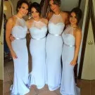 Bridesmaid Dresses Wedding Party For Women 2022 Elegant Black Satin A Line Long Night Woman's Evening Formal Gowns