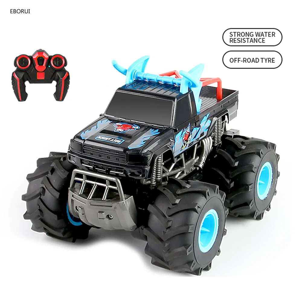 

JJRC Q135 RC Car Amphibious Off Road Climbing Truck 1:16 Water&Land 4WD Remote Control Racing Car All Terrain Waterproof Car RTR