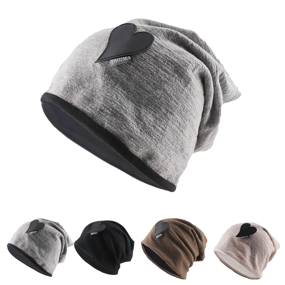 

New Adult Unisex Men Women Love Autumn Warm Skullies Beanies Hat For Girls Beauty Soft Outdoor Bonnet Casual Brand Dance Gorras