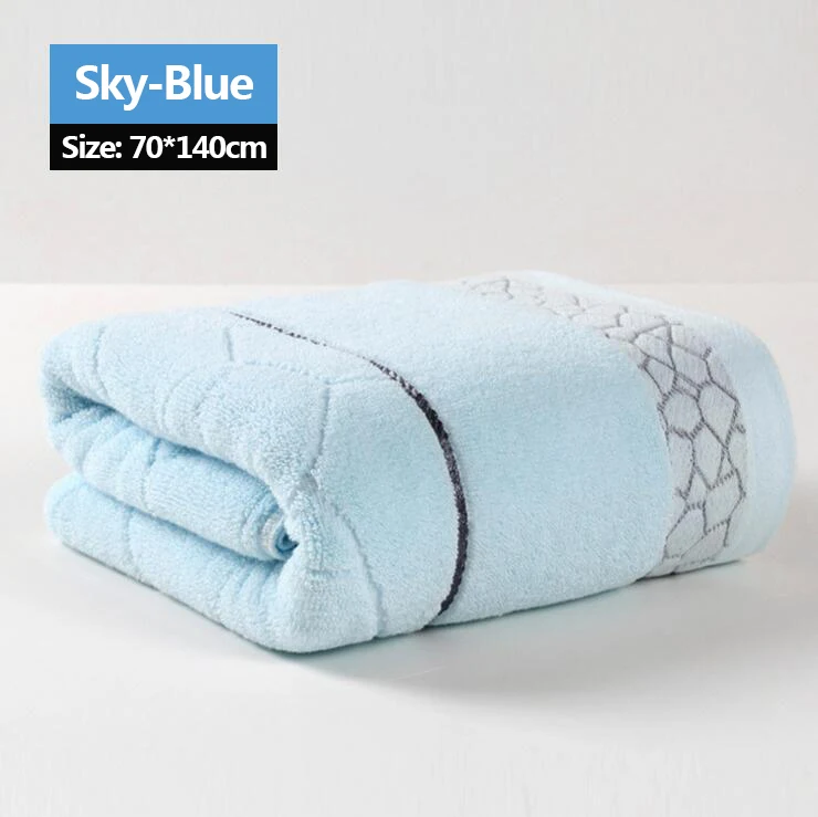Premium Cotton Towels-Natural Soft Oversized Bath Towels Super Water Absorbent 75x 140cm Cotton Luxury Hotel & SPA