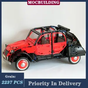 CaDA bricks 1:12 Citroen 2CV, C61026W, Doublee_CaDA