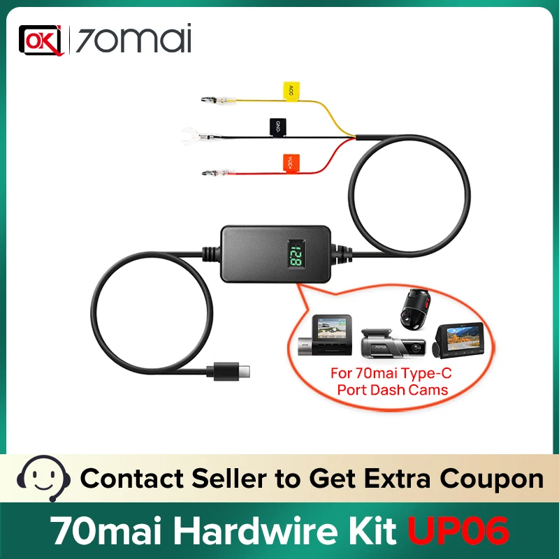 70mai Hardwire Kit UP06 Parking Surveillance Cable for 70mai Type