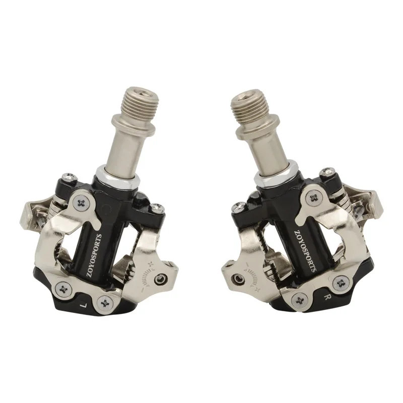 Mountain bike self-locking pedals Mountain lightweight aluminum alloy bearing sealed lock pedals Cycling accessories