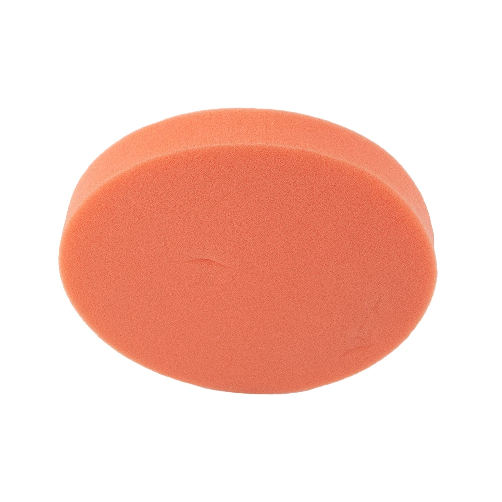 7inch Pad 180mm Polishing Sponge Waxing Buffing Care Flat Orange Rotary Tool Practical Replacement Accessories