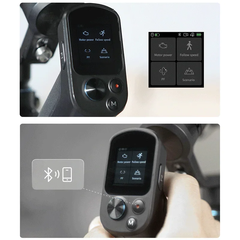 Feiyutech-GoProスマートフォン用のポータブルオールインワンジンバル