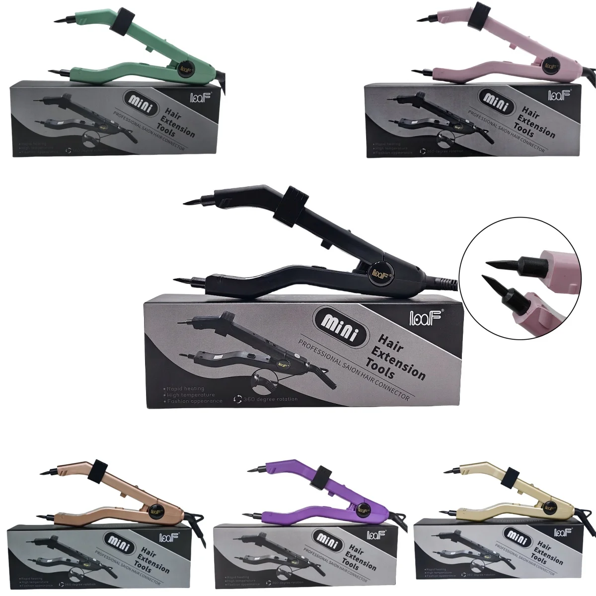 Новинка 2024, острый наконечник JR609, качественный коннектор для волос с контролем температуры, набор инструментов для наращивания волос Новинка 2024, острый наконечник JR609, качественный коннектор для волос с контролем температуры, набор инструментов для наращивания волос