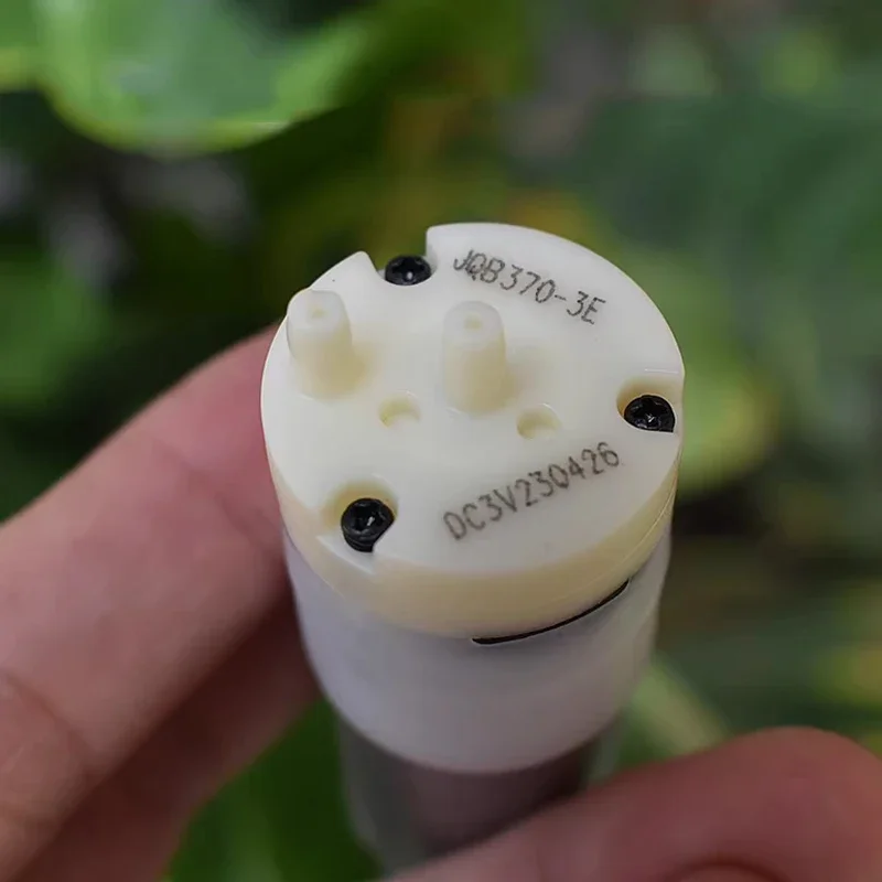 JQB370-3E DC 3V 3.7V 소형 미니 370 모터 다이어프램 공기 펌프 진공 펌프 음압 자체 프라이밍 흡입 펌프 모니터