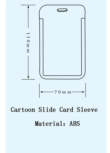 Cartoon Card Cover Slide Card Sleeves Animal Card Sleeves Card