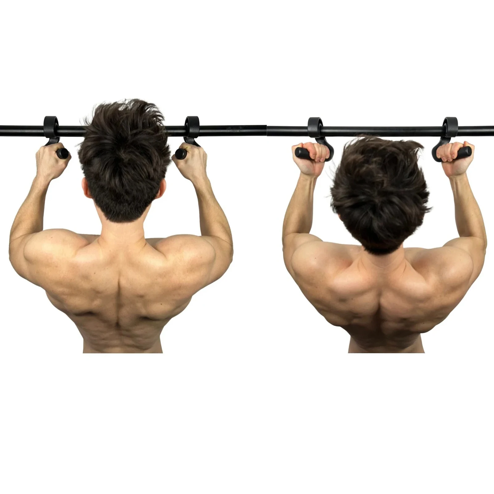 Barre De Traction Pull Up Bar Grip Handles: Barbells And