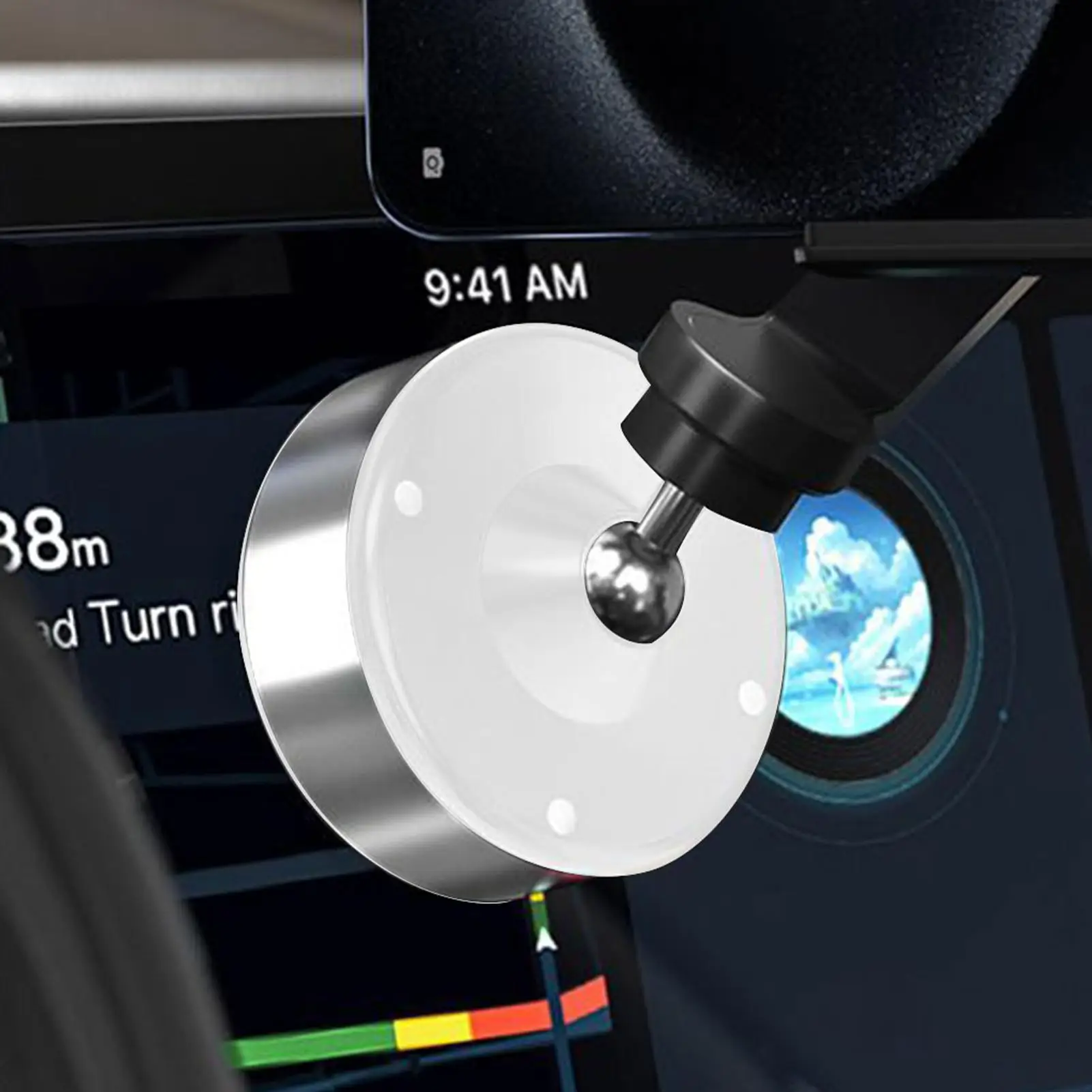 Suction Phone Mount Vibration Proof 1/4 Connector 1/4 Connector Car Phone Mount Holder For Most Smartphones Auto Truck SUV Sedan