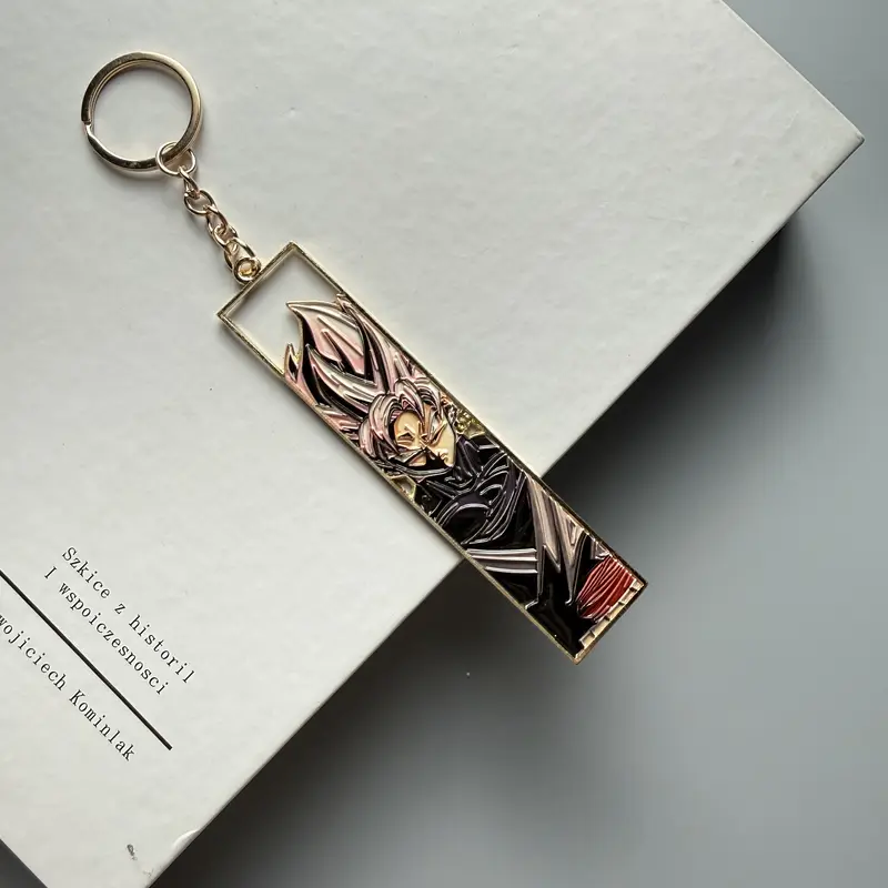 Anime Metal Hollow Out Keychains Bookmark Cute Jet Manga Fashion Bag Key Tag Jewelry Accessory Key Ring Holder Gift Anime - Image 23