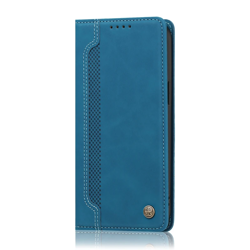 Luxury Magnetic Wallet Phone Case with Card Holder and Book Cover Design