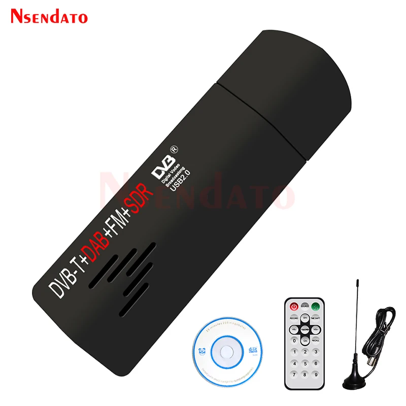 

Digital USB2.0 USB TV Stick Dongle FM DAB DVB-T RTL2832U+R860 for SDR TV Tuner Receiver Recorder With Antenna For Laptop PC
