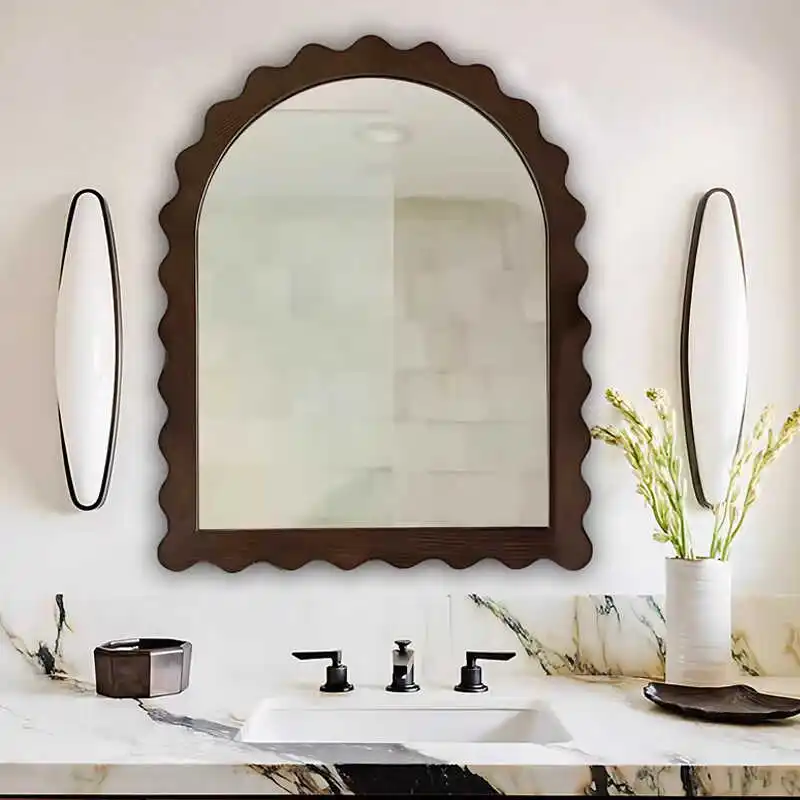 Retro Wavy Wall Mirror 3