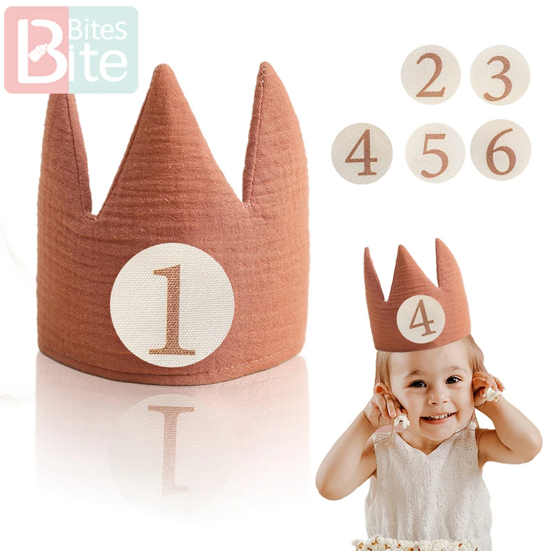 Baby Birthday Party Hat  Princess Crown Headband Magic Wand Toy Banner Cake Birthday for Kids Party Photography Props Baby Gifts elephant family cartoon backdrop gift box bunting kids birthday party baby shower photography background banner cake table decor