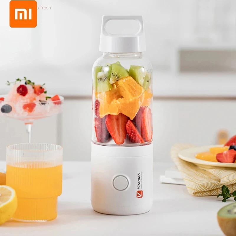

Портативная электрическая соковыжималка Xiaomi, блендер, мини-миксеры для фруктов с Usb, 500 мл, экстракторы фруктов, многофункциональная соковыжималка для продуктов