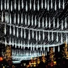 LED Meteor Shower Rain Lights Falling Rain Fairy String Lights for Outdoor Indoor Home Wedding Party Holiday Christmas Lights 6