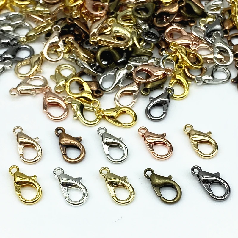 New 30pcs Stainless Steel Gold Plated Lobster Clasp Hooks For Necklace  Bracelet Chain Diy Jewelry Making Findings Supplies - Jewelry Findings &  Components - AliExpress