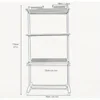 Large Drying Rack, Collapsible Drying Rack Laundry 4 Tiers, Removable Drying Rack, Folding Wings, Easy to Assemble, Indoor/Outdo 6