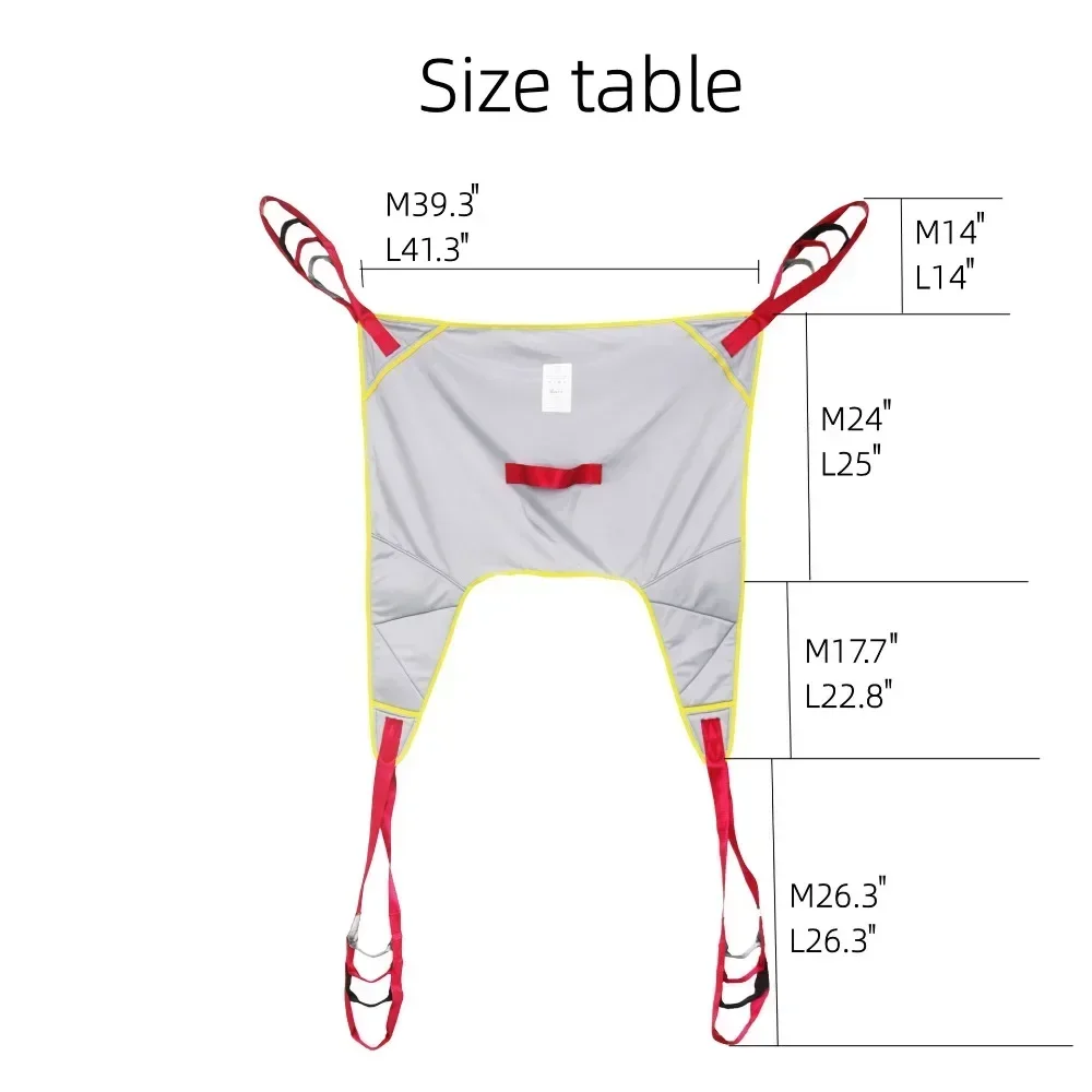 Elderly Lift Sling Nursing Shift Machine Patient Sitting Lifting Sling Disabled Patient Mobile Device Adjustable Assist Straps