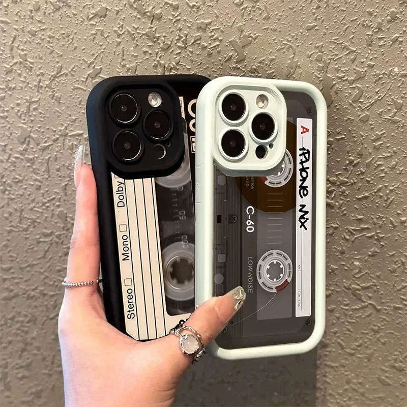 Vintage Cassette Tape Design Case