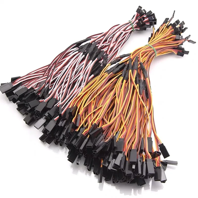 5Pcs/lot 10/15/20/30/50CM Servo Y Extension Cord Cable Lead Wire 30/60 Core For JR Futaba RC Battery Drone Car Boat Helicopter 4