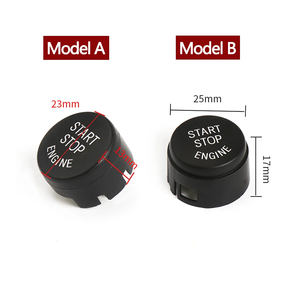 Engine Copri Pulsante Start Stop Button Cover, Copri Pulsante Accensione Auto Coperchio dell'accensione in lega Interruttore Push Start Cover 3D Anime Character