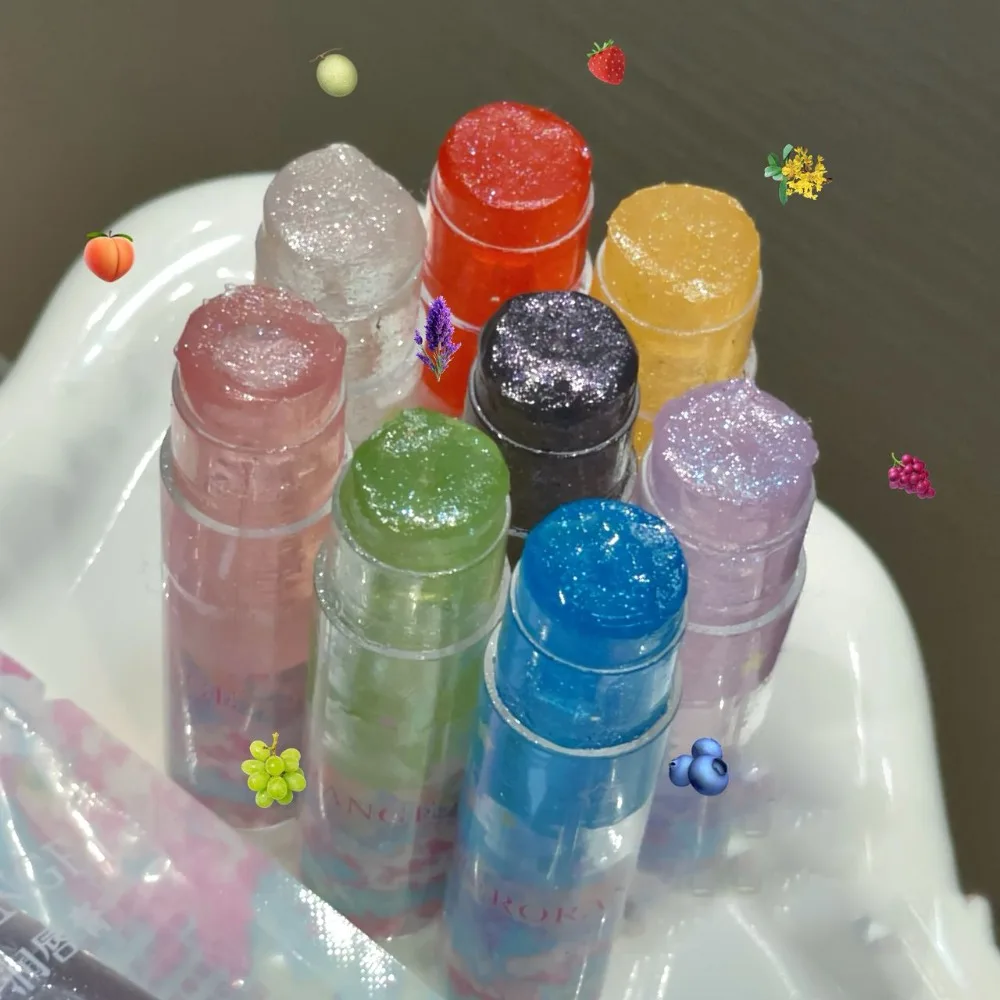 Warm-Changing Crystal Flash Lip Balm Jelly Glossy Plumping Fruit Colored Tint Moisturizing Lipstick Longest Repair Dry Lip Care_voghion.com