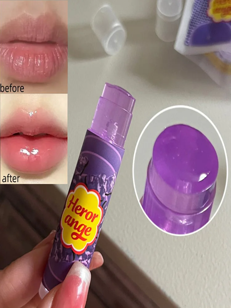 

Moisturizing Fruit Lip Balm Anti-drying Long Lasting Nourishes Lips Reduce Lip Line Anti Aging Hydration Lipstick Lip Care 1PCS