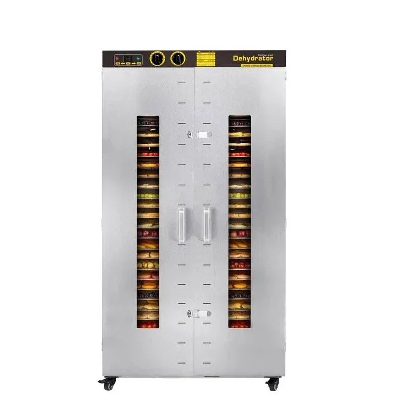 New Commercial Food Drying Machine Stainless Steel Food Dehydrator Fruit/Vegetable/Pet Food/Seafood Drying Device ST-00