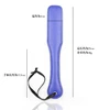 Blue PU Leather Spank，Horse Whip Flog Spank Paddle for Horse Training Crop Equestrian Riding Bat 3