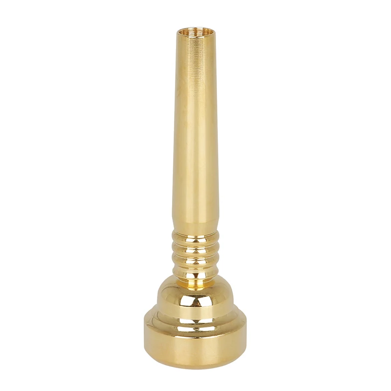 17C Golden Trumpet Mouthpiece Musical Instrument Replacement Parts High Quality Tone Gold Plated Brass Instrument Accessories